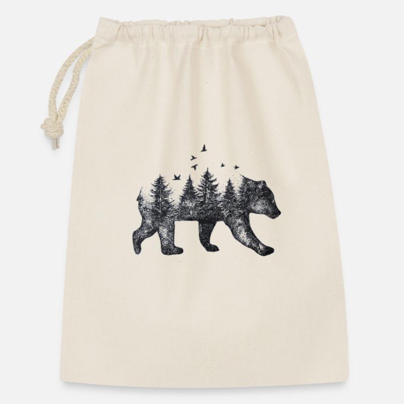 Bear - Gift Bag 30 x 45 cm - nature