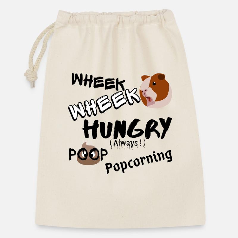 Happy Guinea Pig Gift - Gift Bag 30 x 45 cm - nature