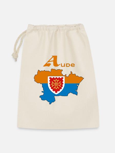 aude - Geschenkbeutel aus Baumwolle (30 x 45 cm) - Natur