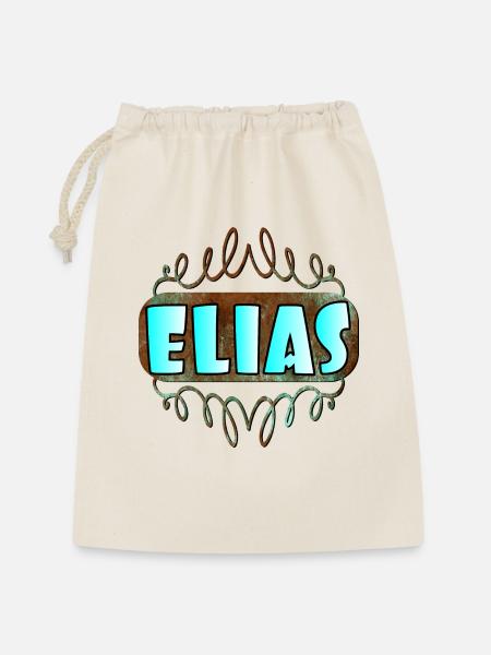 ELIAS - Geschenkbeutel aus Baumwolle (30 x 45 cm) - Natur