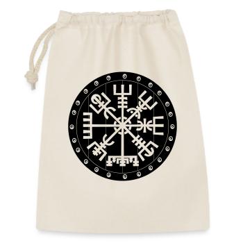 Compas Vegvisir Viking en bouclier Vikng - Sac cadeau 30 x 45 cm - nature - Devant