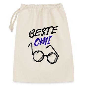 Oma Großmutter Beste Omi Brille Statement - Geschenkbeutel aus Baumwolle (30 x 45 cm) - Natur - Vorne