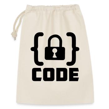 Code with lock programmer - Gift Bag 30 x 45 cm - nature - Front