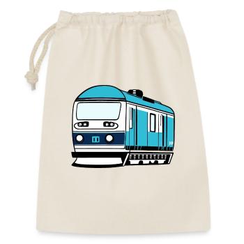Locomotive, train, railway - Gift Bag 30 x 45 cm - nature - Front