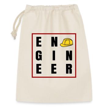 Construction Worker Profession Saying Job Career Supervisor - Gift Bag 30 x 45 cm - nature - Front