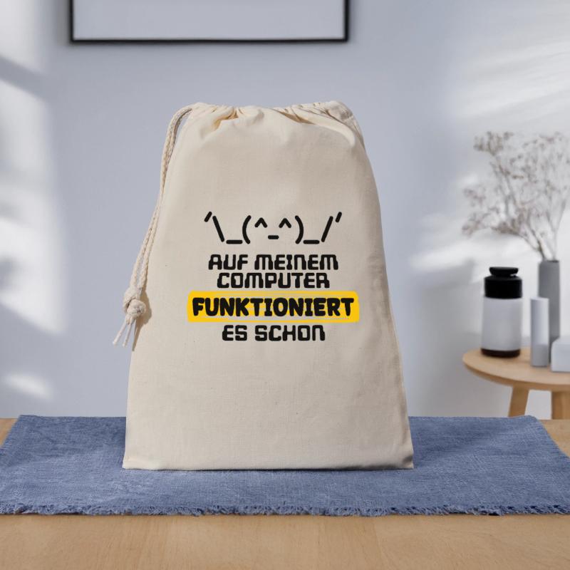 Programmeur de script de code de déclaration du développeur Sac cadeau 30 x 45 cm