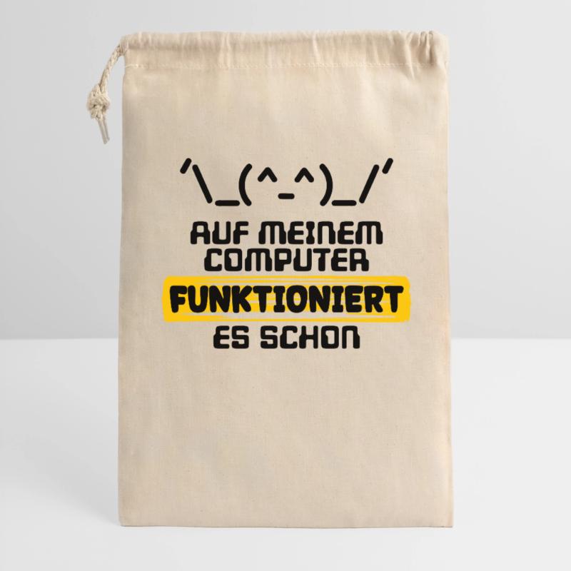 Programmeur de script de code de déclaration du développeur Sac cadeau 30 x 45 cm