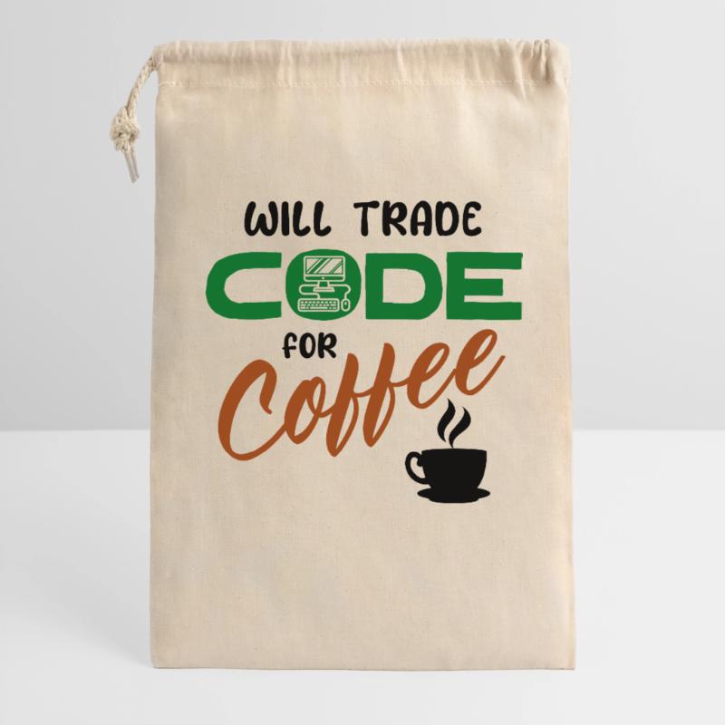 Code Statement Developer Computerfreak Informatik Geschenkbeutel aus Baumwolle (30 x 45 cm)