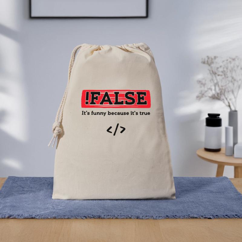 Code Debug Programmer Developer Funny Sayings Gift Bag 30 x 45 cm