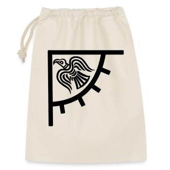 Drapeau Viking Coin Corbeau - Sac cadeau 30 x 45 cm - nature - Devant