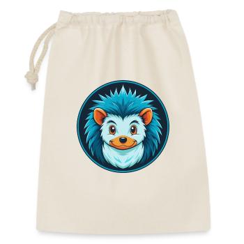 Hedgehog Cute Kawaii Cartoon Animal Pet Logo - Gift Bag 30 x 45 cm - nature - Front