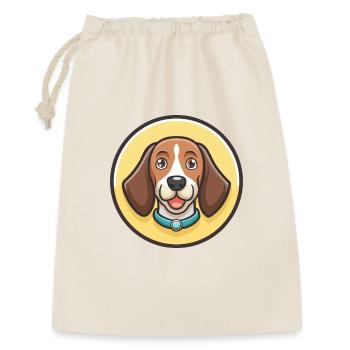 Bruno Jura Hound Hund Rasse Cartoon Kawaii Clipart - Geschenkbeutel aus Baumwolle (30 x 45 cm) - Natur - Vorne