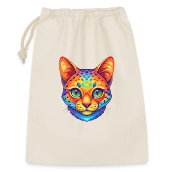 Australische Gefleckte Nebelkatze Rasse Karikatur Kawaii A - Geschenkbeutel aus Baumwolle (30 x 45 cm) - Natur - Vorne