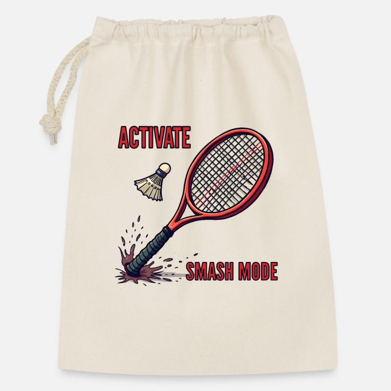 Activate Smash Mode - Geschenkbeutel aus Baumwolle (30 x 45 cm) - Natur