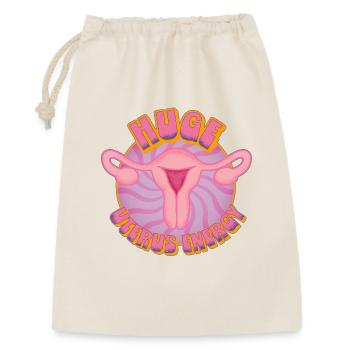 Huge Uterus Energy – Power & Empowerment - Gift Bag 30 x 45 cm - nature - Front