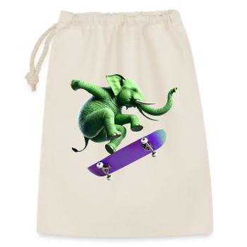 Trunk Trickster - Geschenkbeutel aus Baumwolle (30 x 45 cm) - Natur - Vorne