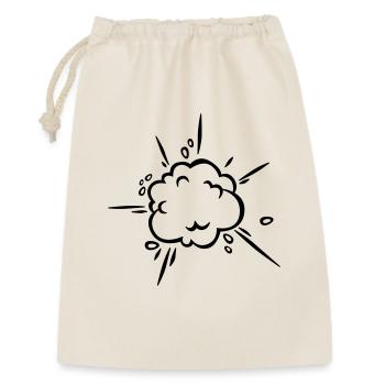 Nuage de poussière de bande dessinée - Sac cadeau 30 x 45 cm - nature - Devant
