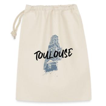 Illustration monochrome Toulouse Saint-Nicolas - Gift Bag 30 x 45 cm - nature - Front