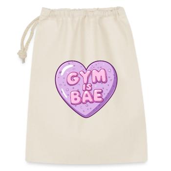 Gym Is Bae Bubble Heart Pastel Cartoon - Gift Bag 30 x 45 cm - nature - Front