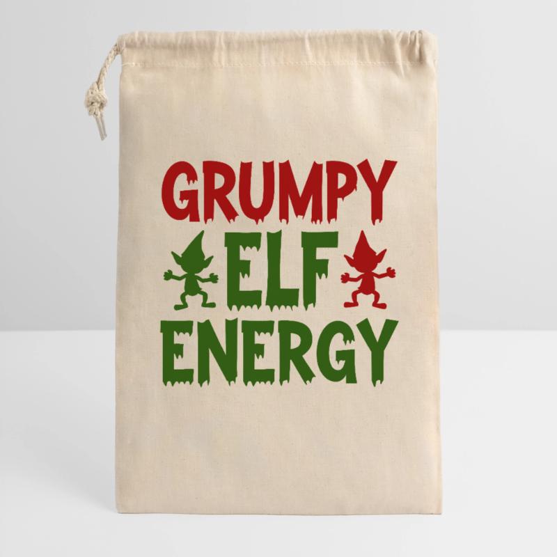 Grumpy Elf Energy Grumpy Imp Gift Bag 30 x 45 cm