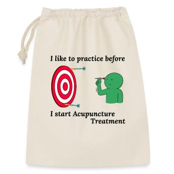 Praticien agréé en MTC Expert Compétent - Sac cadeau 30 x 45 cm - nature - Devant