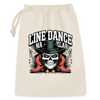 Skeleton Cowboy Line Dance - Gift Bag 30 x 45 cm - nature - Front
