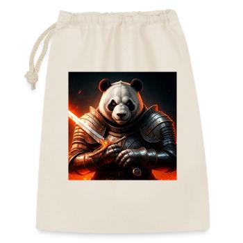 Panda warrior in fire armor - Gift Bag 30 x 45 cm - nature - Front