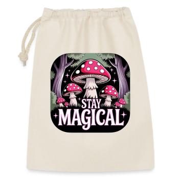 Restez magique dans la forêt de champignons - Sac cadeau 30 x 45 cm - nature - Devant