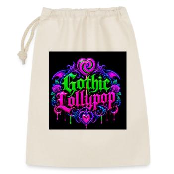 Gothic Halloween Neon Heart - Gift Bag 30 x 45 cm - nature - Front