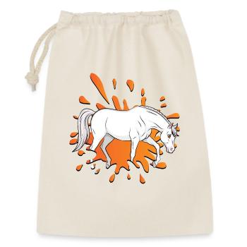 A manga-style drawing of an Abbayan horse - Gift Bag 30 x 45 cm - nature - Front