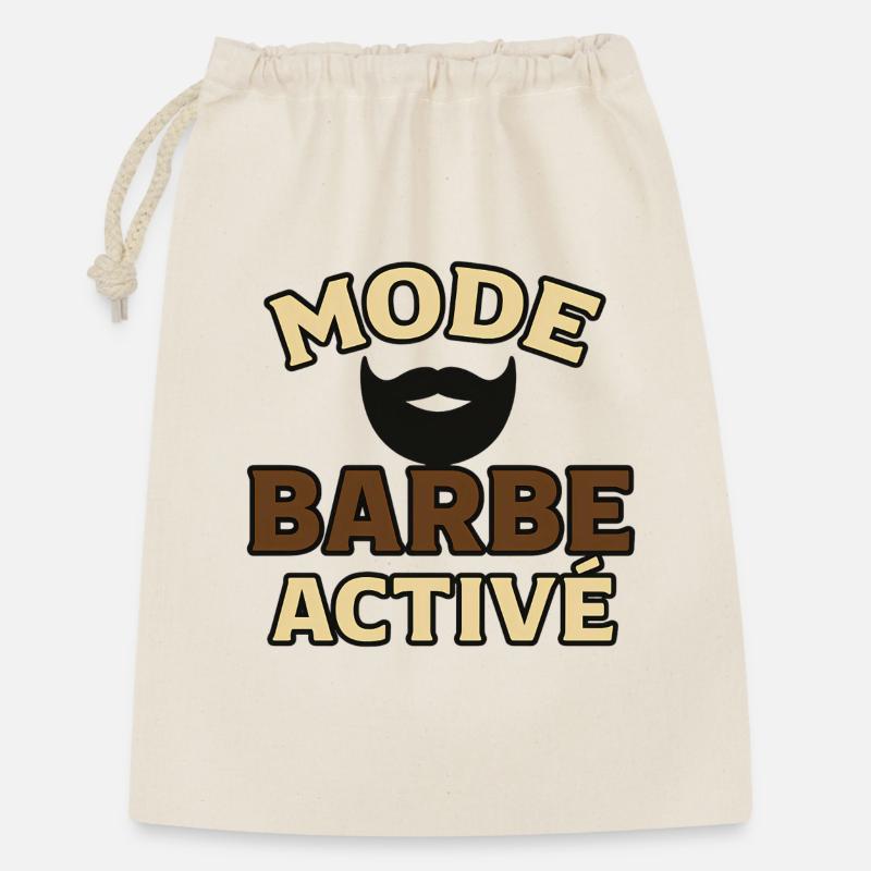 Active Beard Mode - Gift Bag 30 x 45 cm - nature