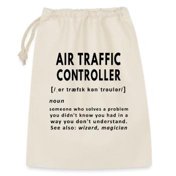 Air traffic controller funny noun definition - Gift Bag 30 x 45 cm - nature - Front
