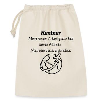 Pensioners finally travel - Gift Bag 30 x 45 cm - nature - Front