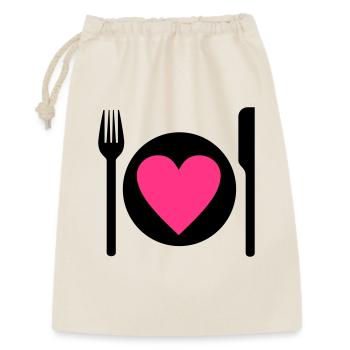 eat - Gift Bag 30 x 45 cm - nature - Front