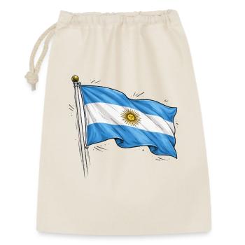 Drapeau de l’Argentine - Sac cadeau 30 x 45 cm - nature - Devant