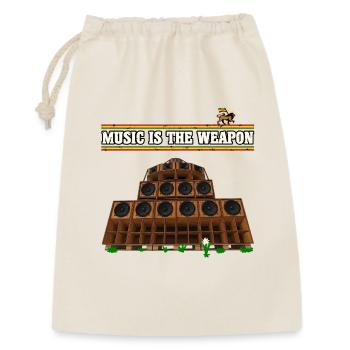 Dub Reggae Music - Geschenkbeutel aus Baumwolle (30 x 45 cm) - Natur - Vorne