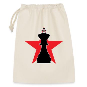 Stratege Großmeister Roter Stern - Geschenkbeutel aus Baumwolle (30 x 45 cm) - Natur - Vorne