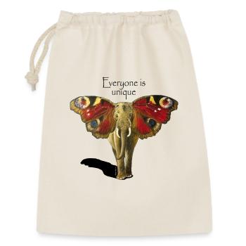 Everyone is unique - Gift Bag 30 x 45 cm - nature - Front