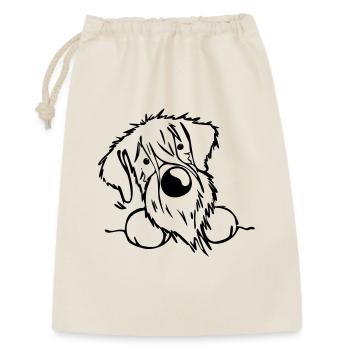 Schnauzer - Sac cadeau 30 x 45 cm - nature - Devant