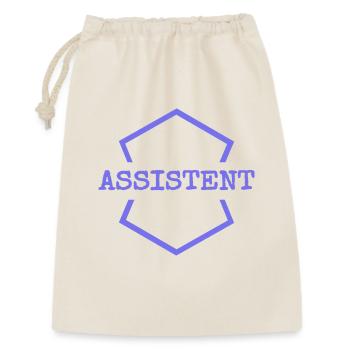 Assistant de travail - Sac cadeau 30 x 45 cm - nature - Devant