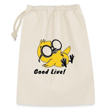 Good Life Penguin Funny Sunglasses Chill Tee - Geschenkbeutel aus Baumwolle (30 x 45 cm) - Natur - Vorne