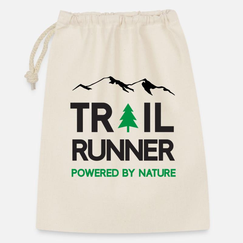 Trail Runner - Propulsé par la nature - Sac cadeau 30 x 45 cm - nature