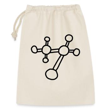 Atom Molekül/ Physik Mechanik Gitter - Geschenkbeutel aus Baumwolle (30 x 45 cm) - Natur - Vorne