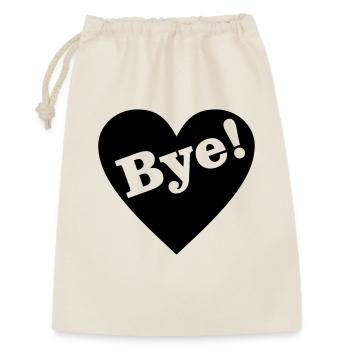 Bye! Goodbye heart - Gift Bag 30 x 45 cm - nature - Front