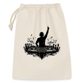 Cool DJ motif with music vibes - Gift Bag 30 x 45 cm - nature - Front
