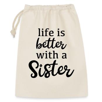 Sister - Gift Bag 30 x 45 cm - nature - Front