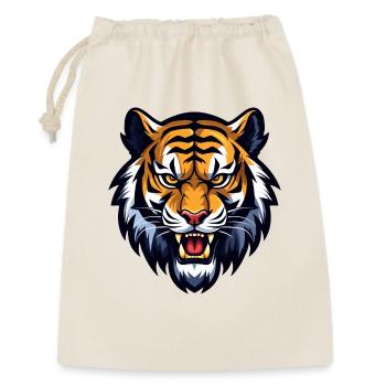 Tigre rugissant – Wild Big Cat Design - Sac cadeau 30 x 45 cm - nature - Devant