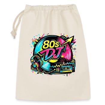 80s DJ Neon Vibe - Gift Bag 30 x 45 cm - nature - Front