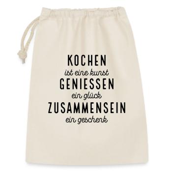 Dictons amusants pour les chefs - Sac cadeau 30 x 45 cm - nature - Devant