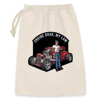 Hot engine and rebellious style - Gift Bag 30 x 45 cm - nature - Front